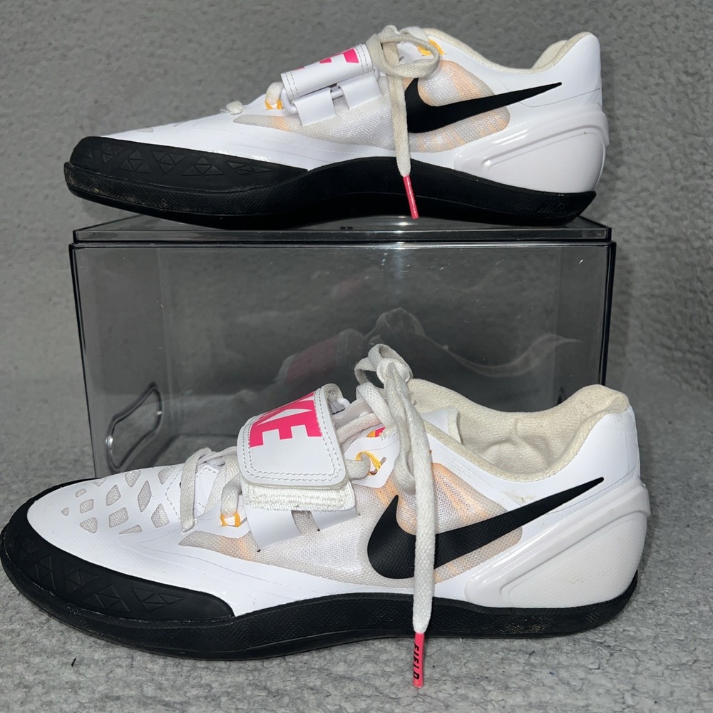 Nike Zoom Rotational 6 Track Throwing Sneakers Men's Sz 7 White Shoes 685131-102